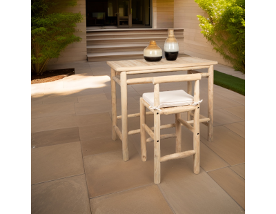 Table haute en teck - Arthur