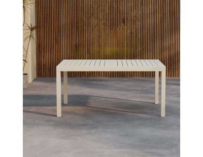 Table de jardin extensible en aluminium Capo (Beige)
