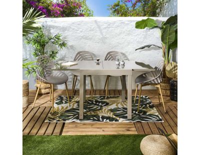 Table de jardin extensible en métal Haria