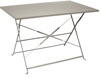 Table de jardin pliante Palerme  110 x 70 cm (Taupe)