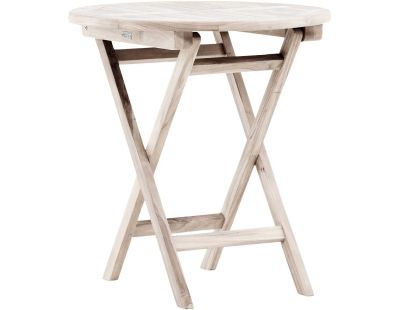 Table de jardin Ø70 cm en teck Kenya
