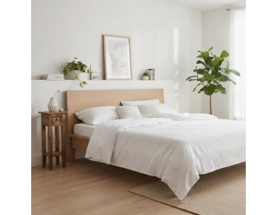 Table de nuit en acajou (Naturel antique)