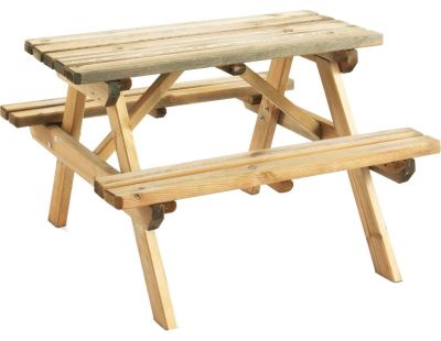 Table pique-nique bois pour enfant Wapiti