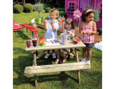 Table pique-nique bois pour enfant Wapiti