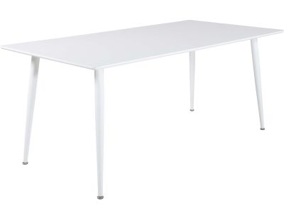 Table de repas en MDF Polar 180 x 90 cm (Blanc)