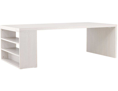 Table de repas 230 x 110 cm avec étagères Mika