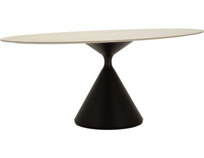 Table repas en métal et MDF Space 180 x 90 x 73 cm