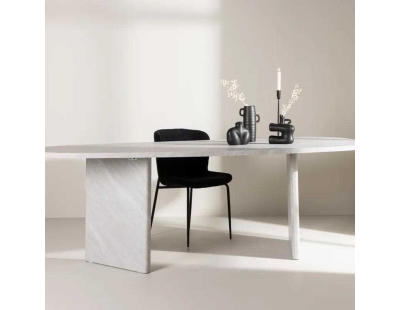 Table de repas ovale 220 x 100 cm Grönvik (Blanc)