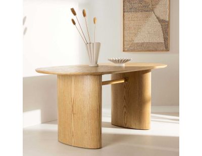Table de repas ovale 140 x 90 cm Isolde