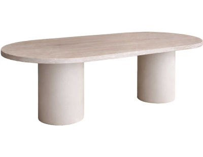 Table de repas ovale 200 x 100 cm Narvik