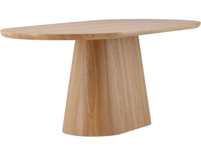 Table de repas ovale 200 x 90 cm Stjärnö (Effet bois)