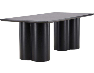 Table de repas rectangulaire 210 x 100 cm Olivia (Noir)