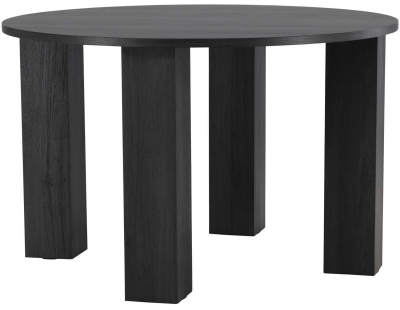 Table de repas ronde en MDF Juno 120 x 75 cm