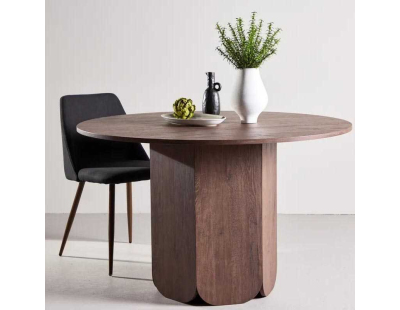 Table de repas ronde ⌀120 cm Tekla (Mocca)