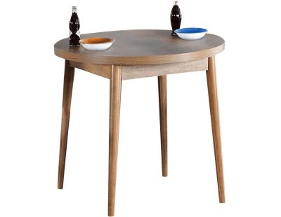 Table de repas ronde 90 cm en aggloméré Stil Barok