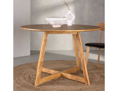 Table repas ronde à volets 120 cm Yadikon