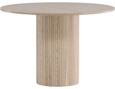 Table ronde en MDF Bianca 110 cm (Naturel)
