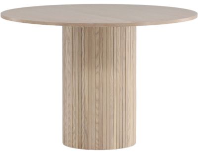 Table ronde en MDF Bianca 110 cm (Naturel)