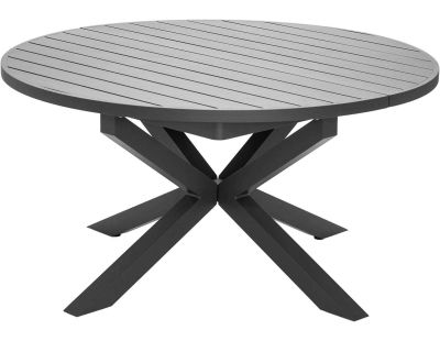 Table ronde extensible 8 à 10 personnes en aluminium Palma