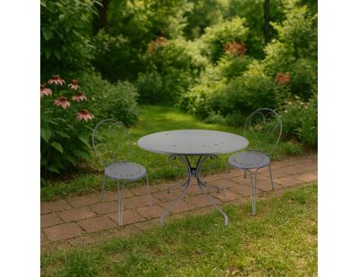 Table ronde en fer 70 cm Belle Époque