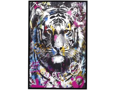 Tableau décoratif Animal coloré 60 x 90 cm (Tigre)