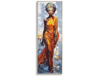 Tableau décoratif en toile Daphne 52 x 4.5 x 152 cm