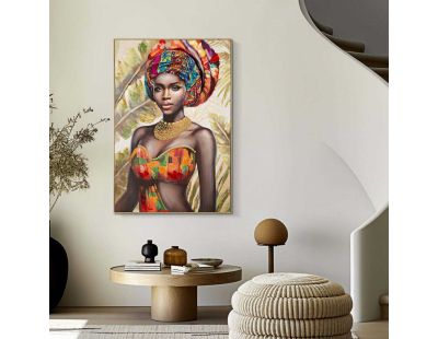 Tableau décoratif en toile Deva 82 x 4.5 x 122 cm