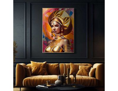Tableau décoratif en toile Samira 72 x 4.5 x 102 cm (Modèle 2)