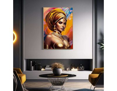 Tableau décoratif en toile Samira 72 x 4.5 x 102 cm (Modèle 1)