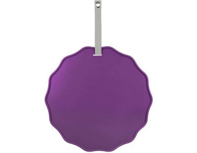 Tableau mémo en métal Funky Wave (Violet)