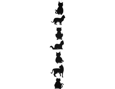 Tableau noir semainier chats