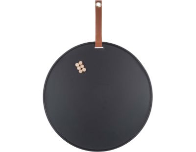 Tableau rond mémo en fer Perky