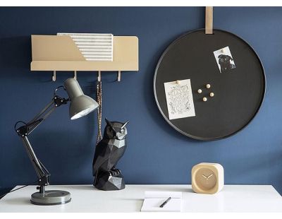 Tableau rond mémo en fer Perky