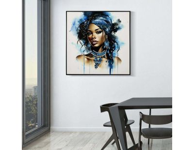 Tableau en toile et métal Altea 82 x 4 x 82 cm (Modèle 2)