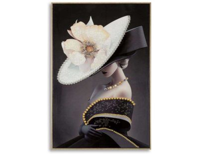 Tableau en toile et métal Wien hat 62 x 4 x 92 cm (Modèle 2)