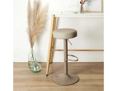 Tabouret de bar hauteur réglable Mumford (Lot de 2) (Gris)