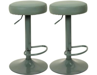 Tabouret de bar hauteur réglable Mumford (Lot de 2) (Vert)