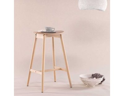 Tabouret de bar en hévéa Orust