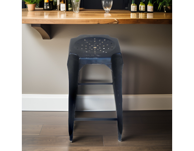 Tabouret de bar vintage (Noir)