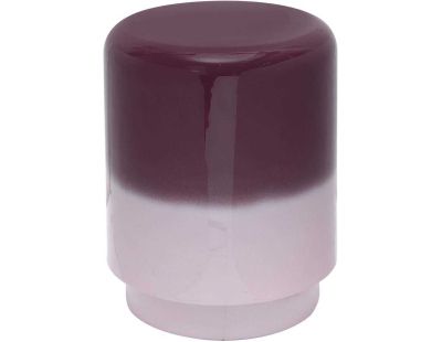 Tabouret en métal bicolore Borrar (Mauve et lavande)