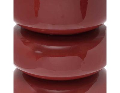 Tabouret en métal émaillé Rey (Bordeaux)