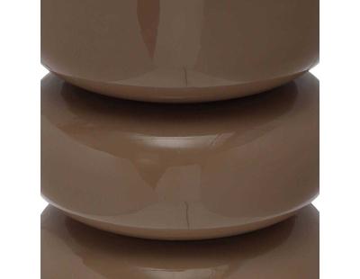 Tabouret en métal émaillé Rey (Mocha)