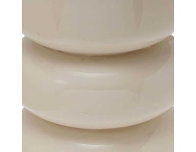 Tabouret en métal émaillé Rey (Blanc)