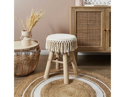 Tabouret en pin Pampa