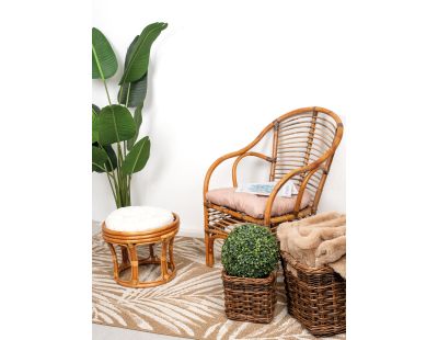 Tabouret en rotin Java