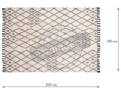 Tapis berbère en coton Masuna (200 x 140 cm)