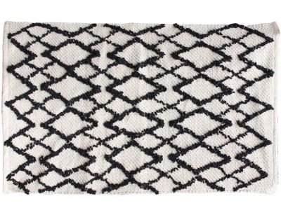 Tapis berbère en relief 60x90 cm (Fond beige)