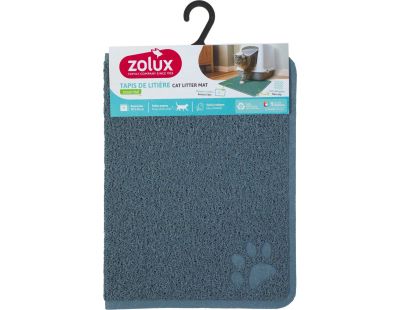 Tapis bleu pour maison de toilette (M - 40 x 60 cm)