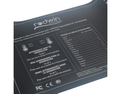 Tapis chauffant 20W avec variateur