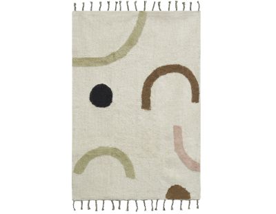 Tapis en coton Abstrait